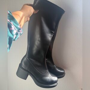 Wild Fable Black Heeled Boots 8.5